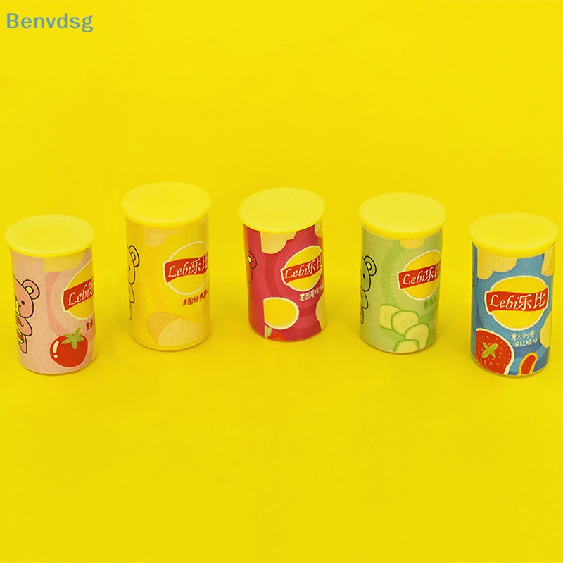 Set 2 Móc Khóa Hình Lọ Khoai Tây Chiên 3D DIY Trang Trí Nhà Búp Bê