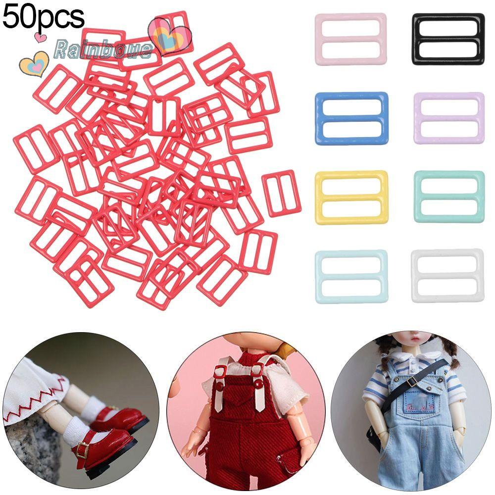 Set 50 Khóa Nhựa 9 Màu Cho Búp Bê Nhồi Bông