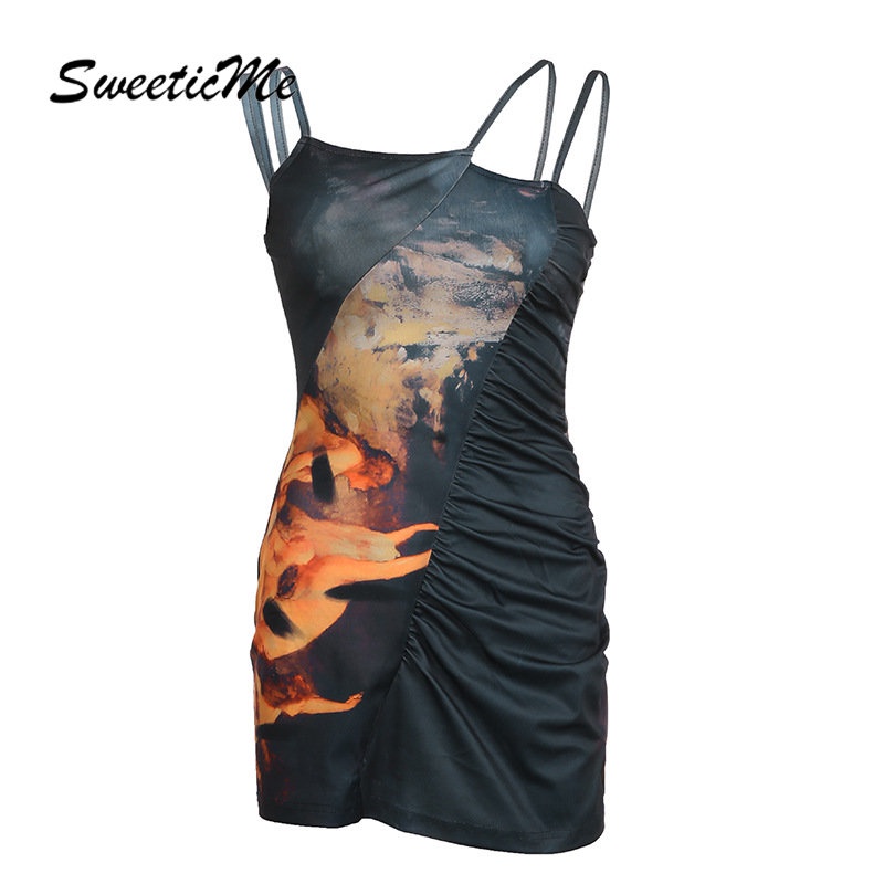 Đầm Ngắn Dáng Ôm Màu Tương Phản Thời Trang 2023 Dành Cho Bạn Nữ