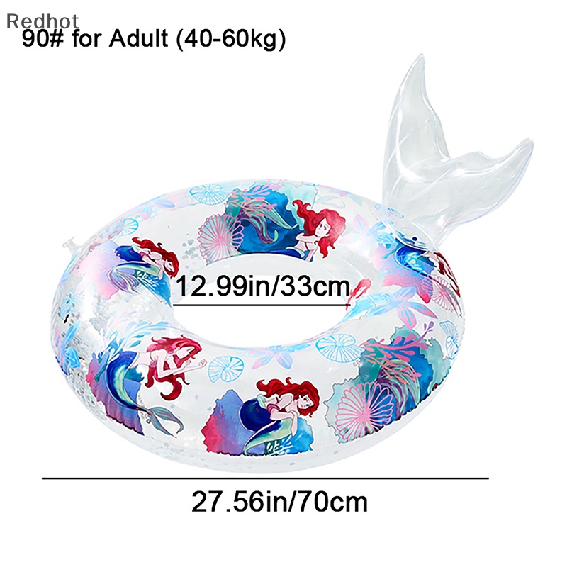 Phao Bơi Bơm Hơi Hình Nàng Tiên Cá Cho Người Lớn Và Trẻ Em
