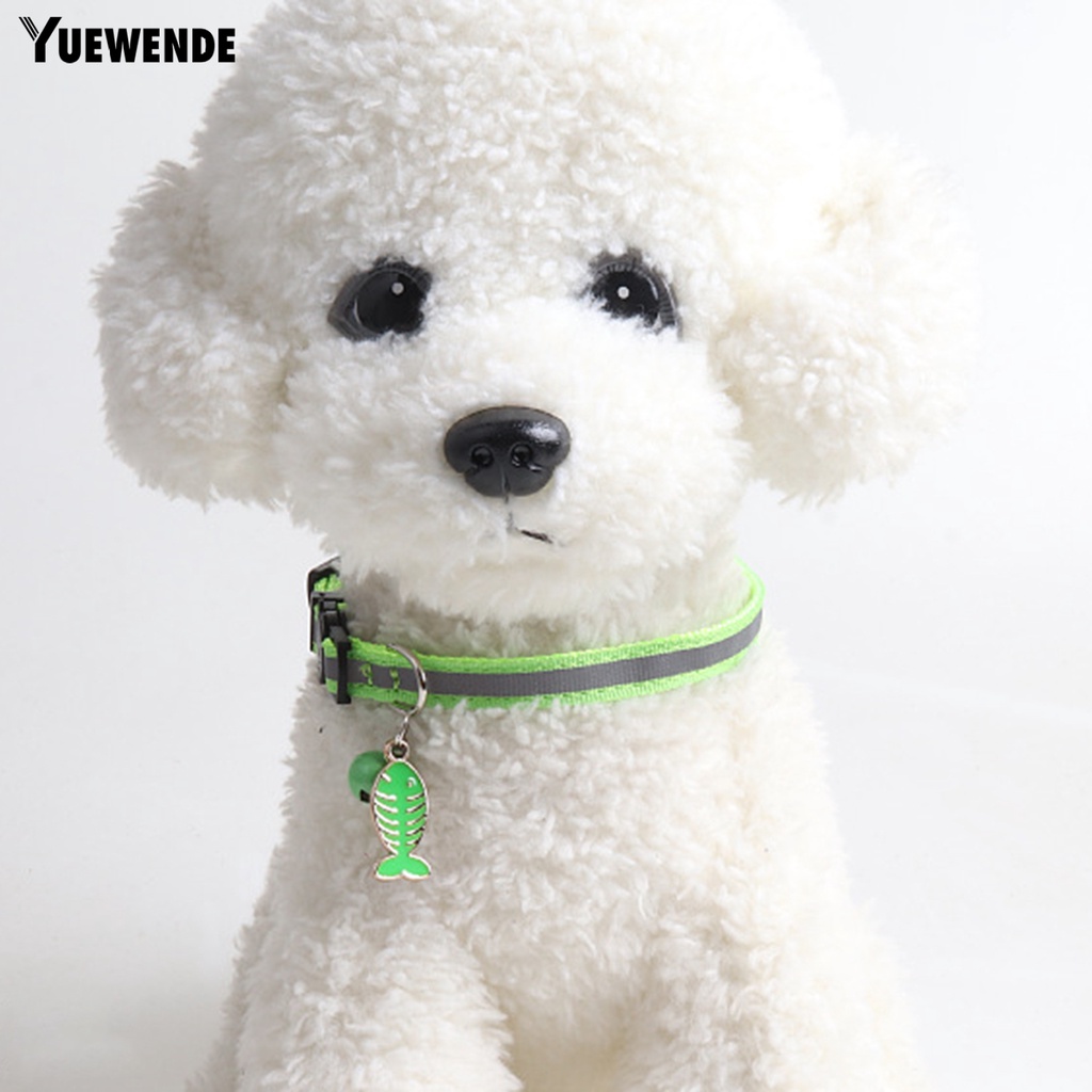 Yq.e Khăn Choàng Cổ Bằng Polyester Phản Quang Chống Cắn Tiện Dụng Cho Thú Cưng