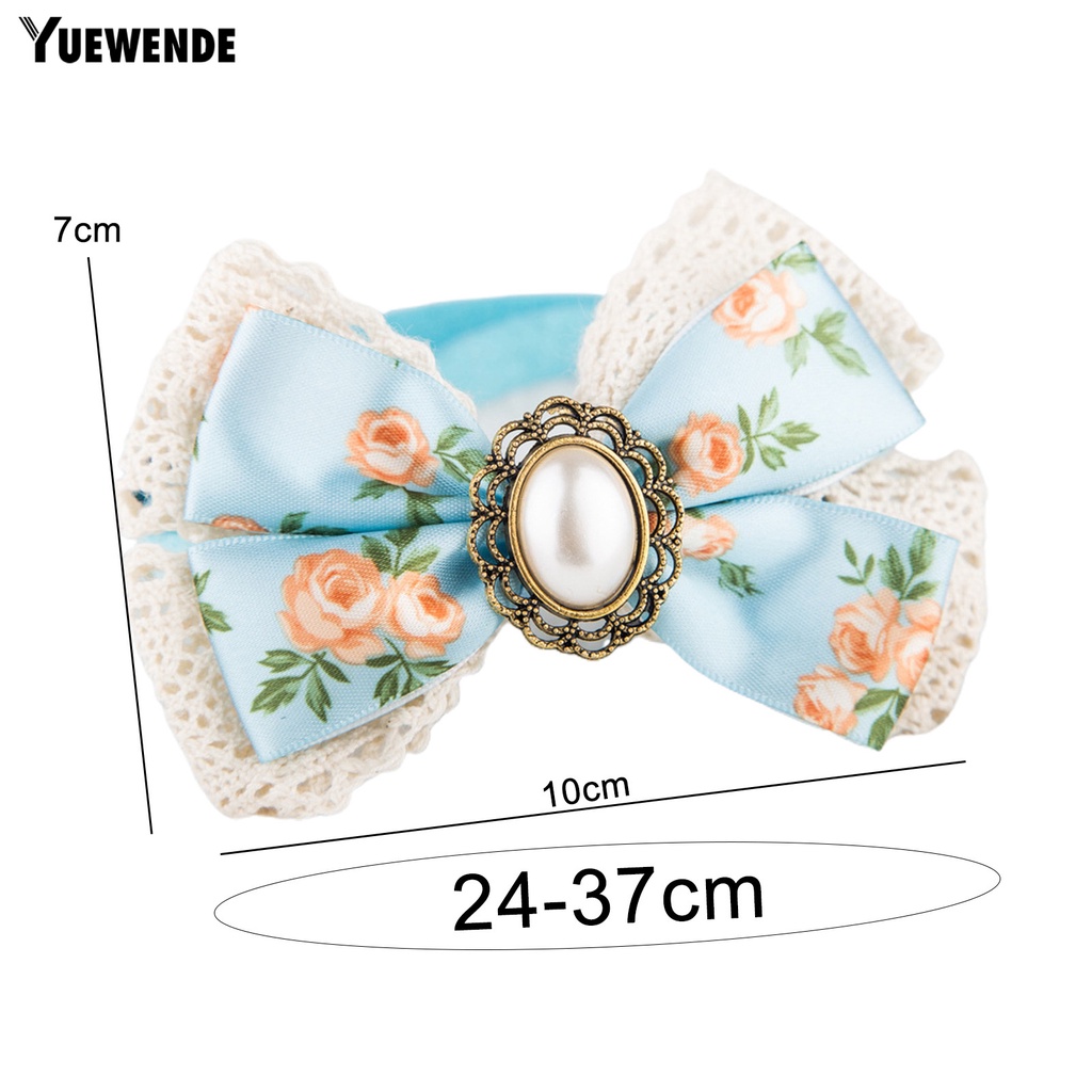 Vòng Đeo Cổ Họa Tiết Hoa Xinh Xắn Cho Thú Cưng YQ.E