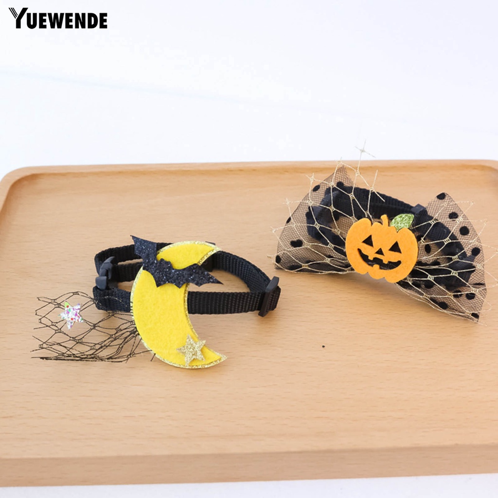 Vòng Cổ Họa Tiết Dơi Bí Ngô Cho Thú Cưng