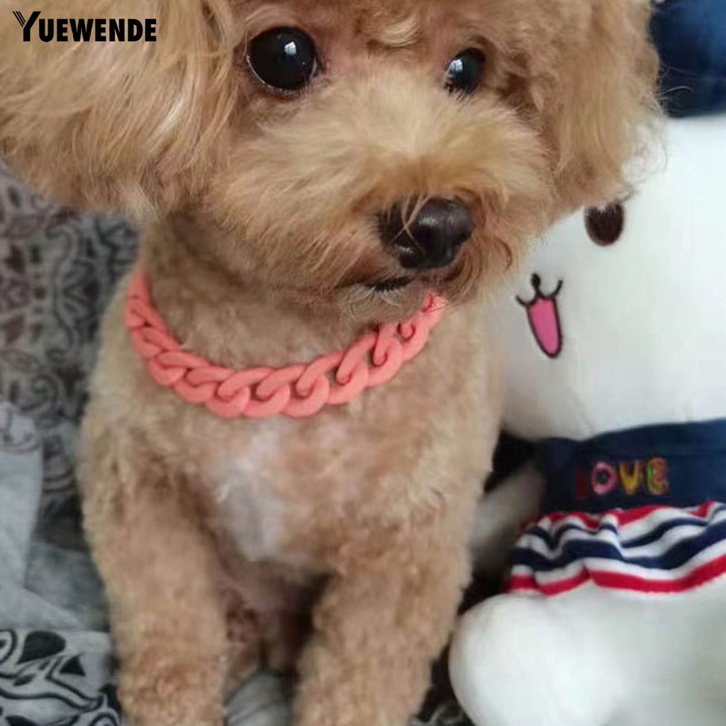 Yq.e Vòng Cổ Hình Học Màu Trơn Phong Cách Âu Mỹ Cho Thú Cưng