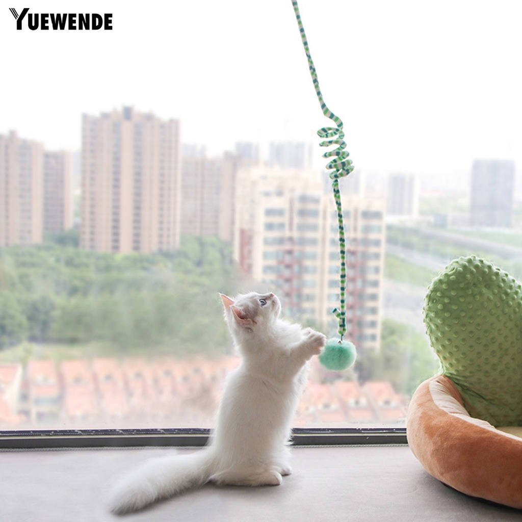 Đồ Chơi Bóng Lông Họa Tiết Sọc YQ.E Giảm Căng Thẳng Vui Nhộn Dành Cho Mèo Cưng