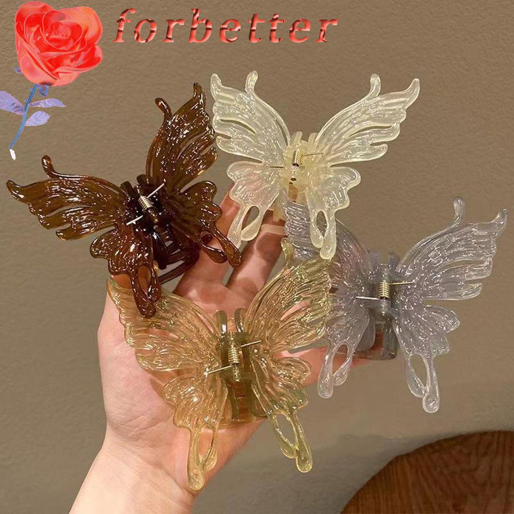 Kẹp Tóc Cá Mập Lớn Bằng Acrylic Phong Cách Hàn Quốc Tinh Tế