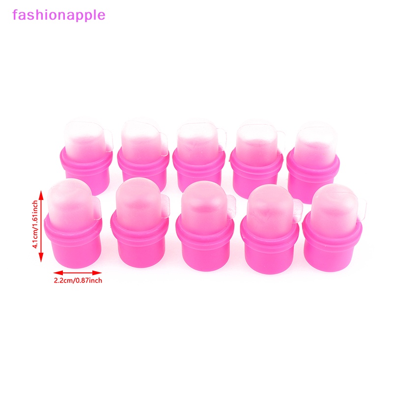 Set 10 Kẹp Nhựa Ủ Tháo Gel UV Cho Móng Tay