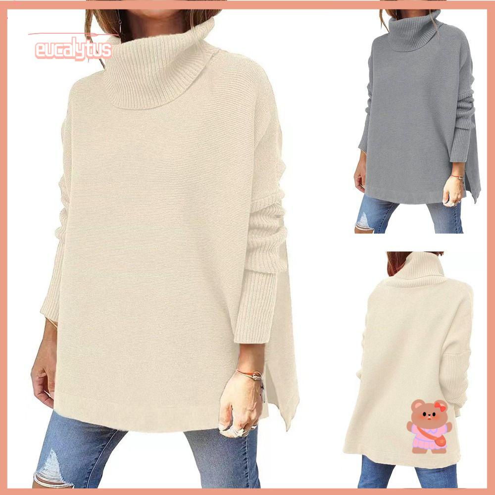 Áo Sweater Cổ Lọ Tay Dài Phong Cách Thời Trang Thường Ngày Cho Nữ