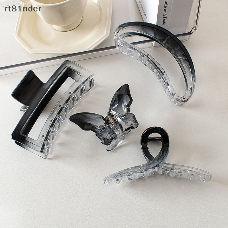 Kẹp Tóc Càng Cua Màu Gradient Phong Cách Hàn Quốc Thanh Lịch Thời Trang Cho Nữ