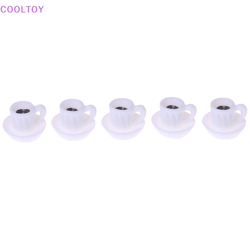 Cooltoy Set 5 Ly Cà Phê Mini Trang Trí Nhà Búp Bê
