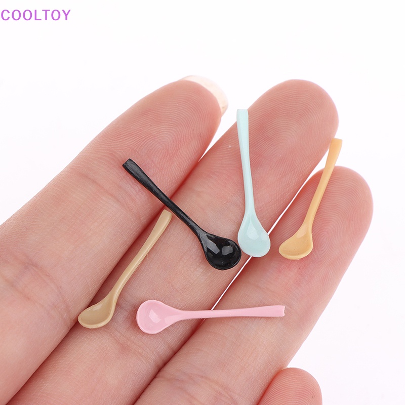 Cooltoy 1 Muỗng Ăn Kem / Yogurt Mini Trang Trí Nhà Búp Bê