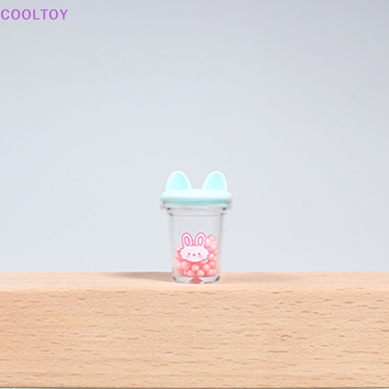 Set 2 Ly Nước Mini Hình Tai Mèo Dễ Thương Dùng Để Trang Trí Nhà Búp Bê