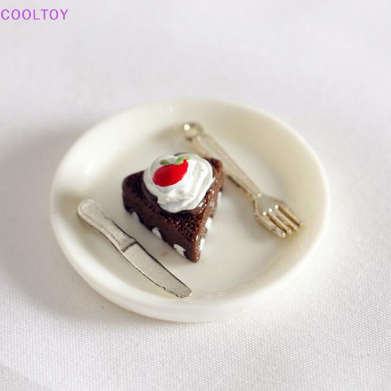 Set 4 Dĩa Mini Trang Trí Nhà Búp Bê 1 / 12 1 / 6