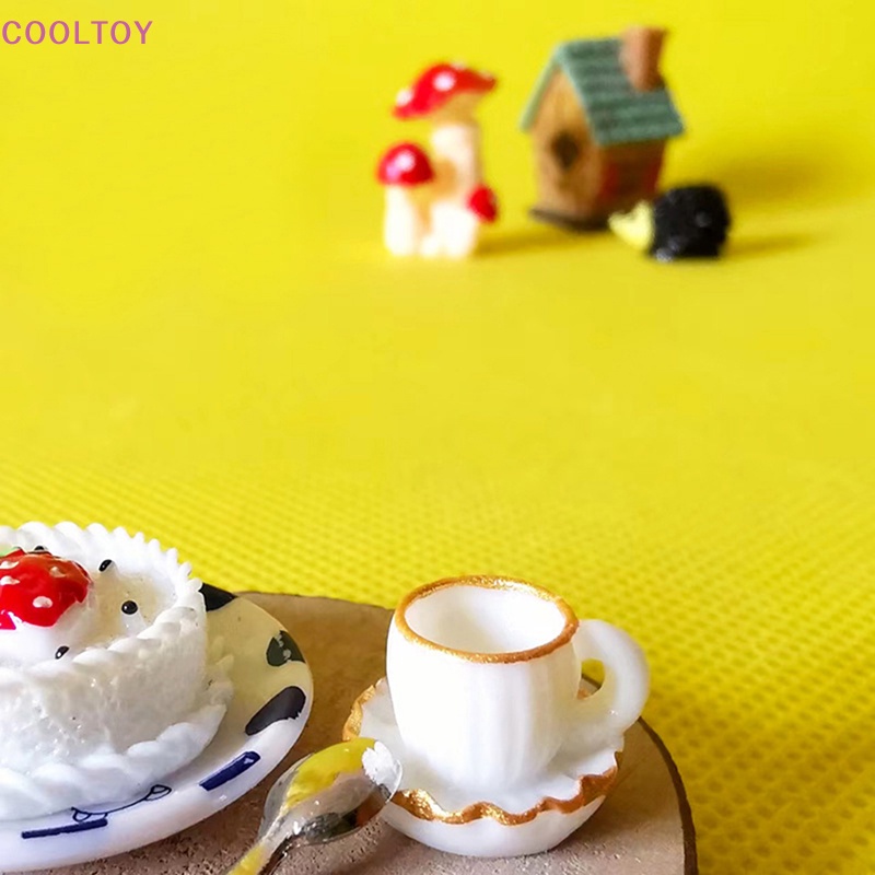 Bộ 4 Ly Cà Phê Đồ Chơi Búp Bê Cỡ 1 / 12