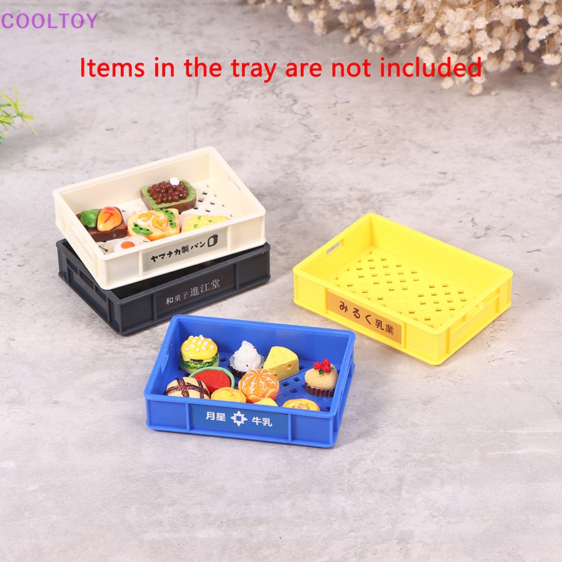 Giỏ Đựng Bánh Mì / Sữa / Nước Uống Trang Trí Nhà Búp Bê Tỉ Lệ 1: 12