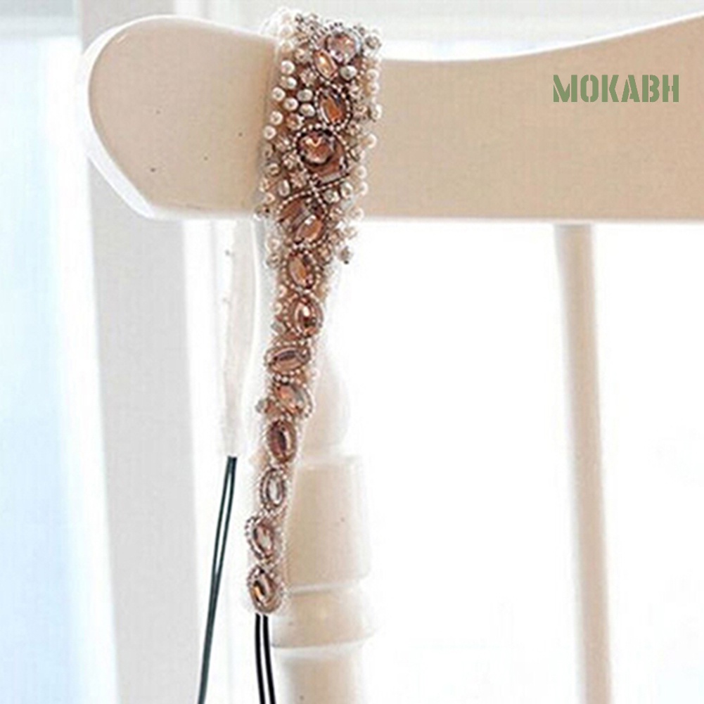 Băng Đô Ren Đính Ngọc Trai Giả Ngọt Ngào Thời Trang Cho Nữ