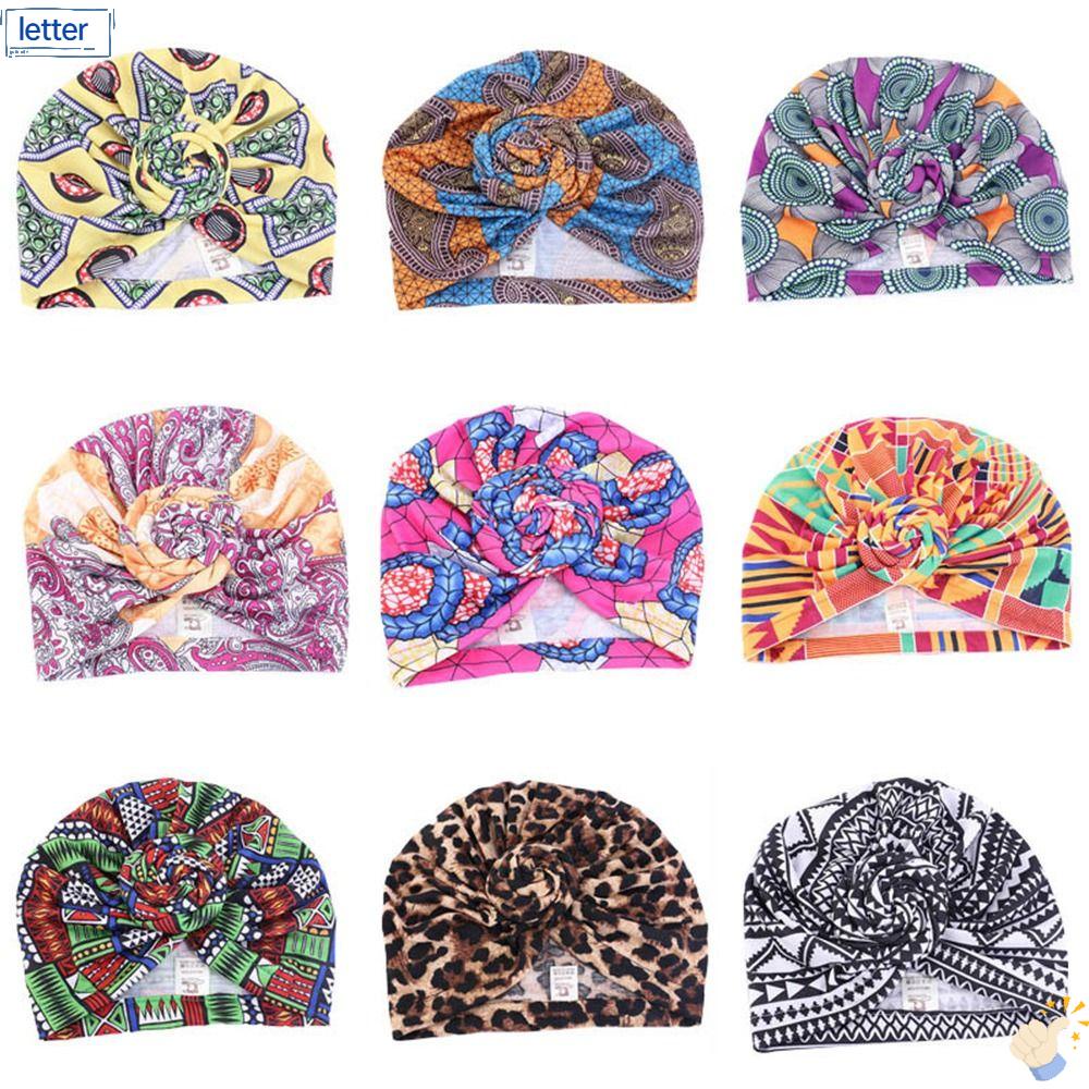 Mũ Trùm Đầu Họa Tiết Hoa Bằng Cotton Thời Trang Cho Bé