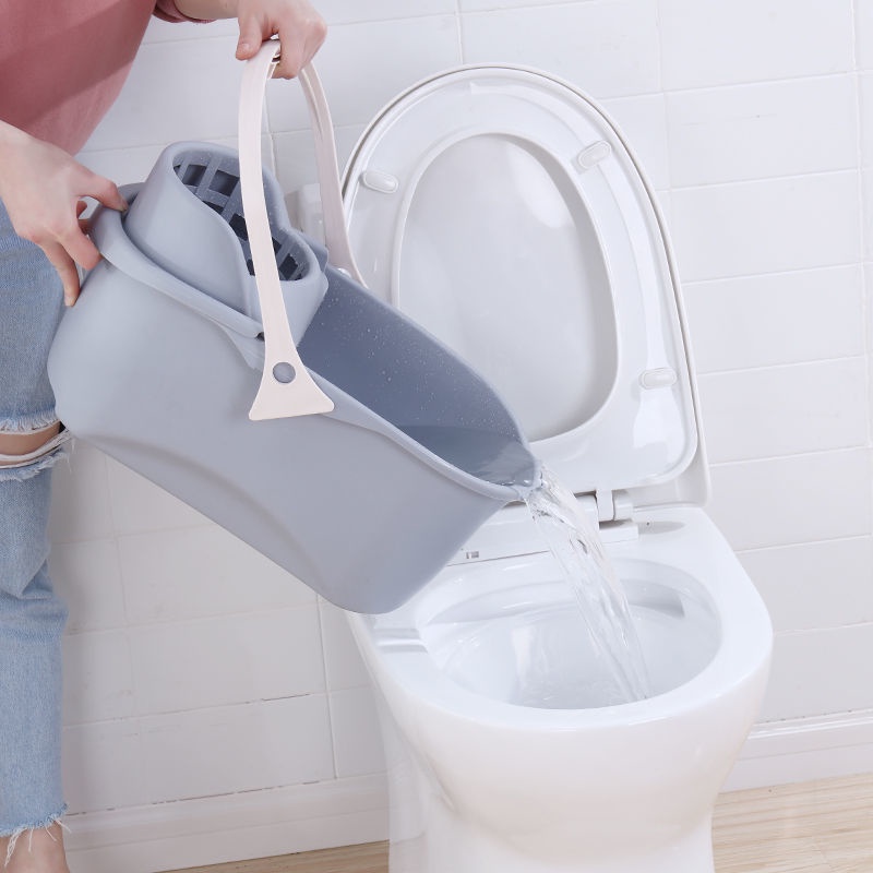 Xô Đựng Nước Hình Chữ Nhật Lười Rảnh Tay Dễ Lau Chùi