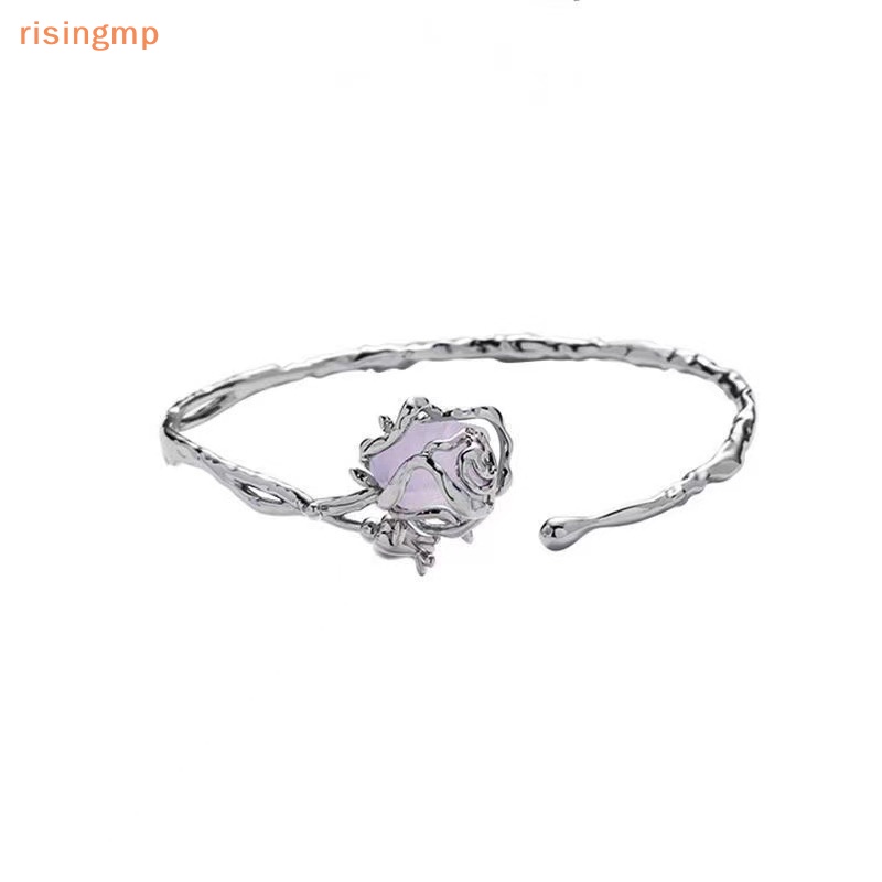 Vòng Đeo Tay Bằng Hợp Kim Hình Hoa Hồng Phong Cách Gothic Thời Trang Cho Nữ