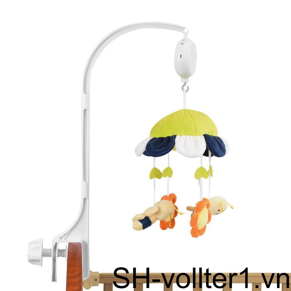 Giá Đỡ Điện Thoại Di Động Bằng ABS Hai Lỗ Gắn Nôi Em Bé Sơ Sinh