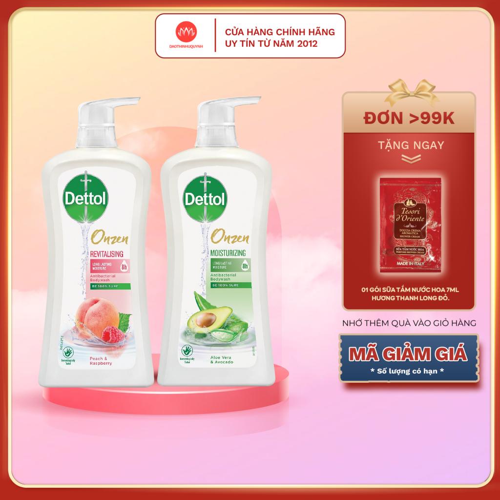 Sữa tắm  dưỡng da Dettol onzen 950g