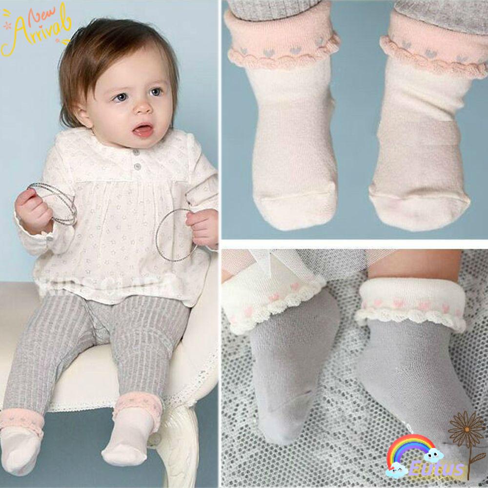 Vớ Cotton Mềm Mại Giữ Ấm Mùa Đông Cho Bé Sơ Sinh