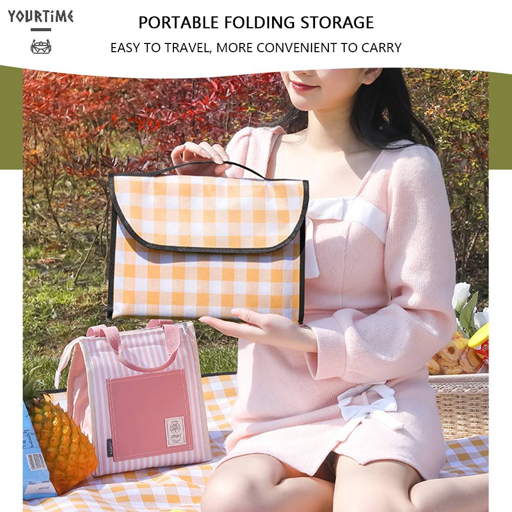 Thảm Dày Chống Thấm Nước Có Thể Gấp Gọn Tiện Dụng Mang Theo Du Lịch / Cắm