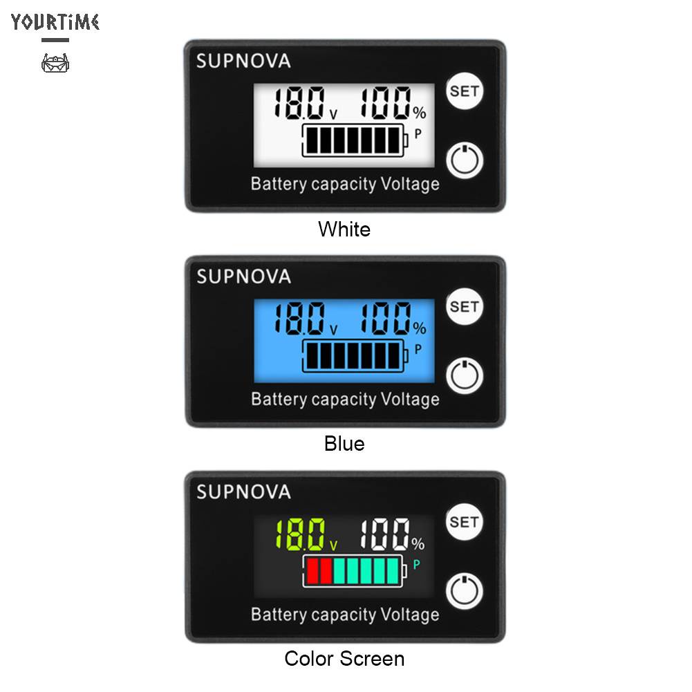 Vôn Kế Thông Minh Hiển Thị LCD DC 8V-100V