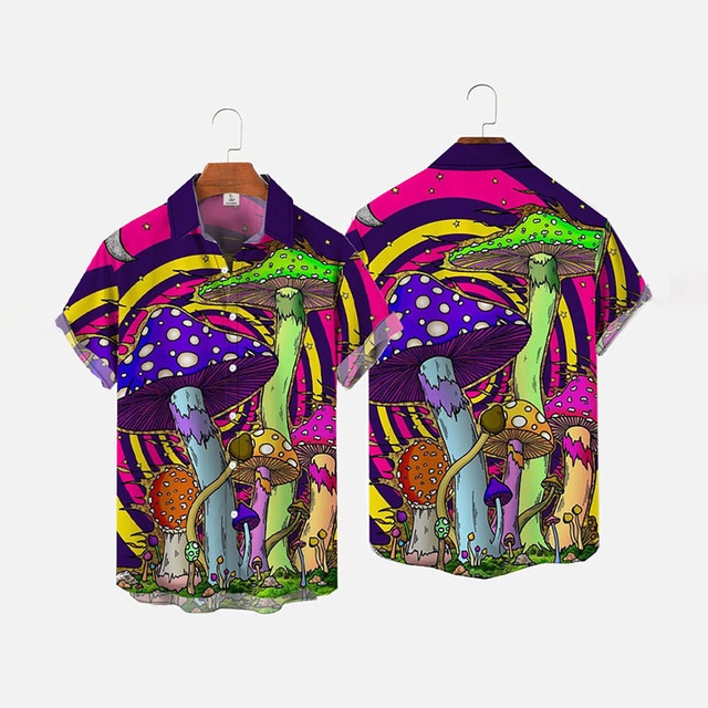 Áo Sơ Mi Ngắn Tay In Họa Tiết Hoạt Hình 3D Thời Trang Mùa Hè Cho Nam