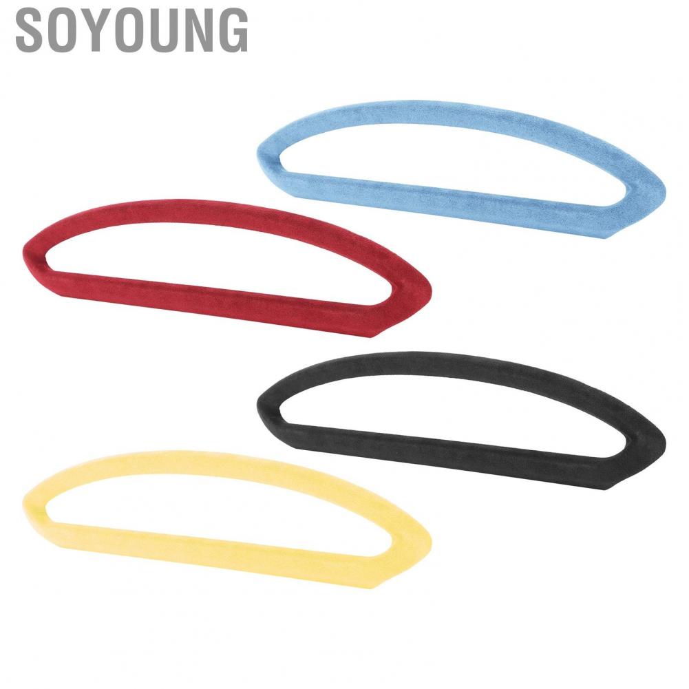 Soyoung car styling side mirror guard Central Console Air Outlet Frame Trim AC Vent Suede Cover Decor Fit for Subaru BRZ