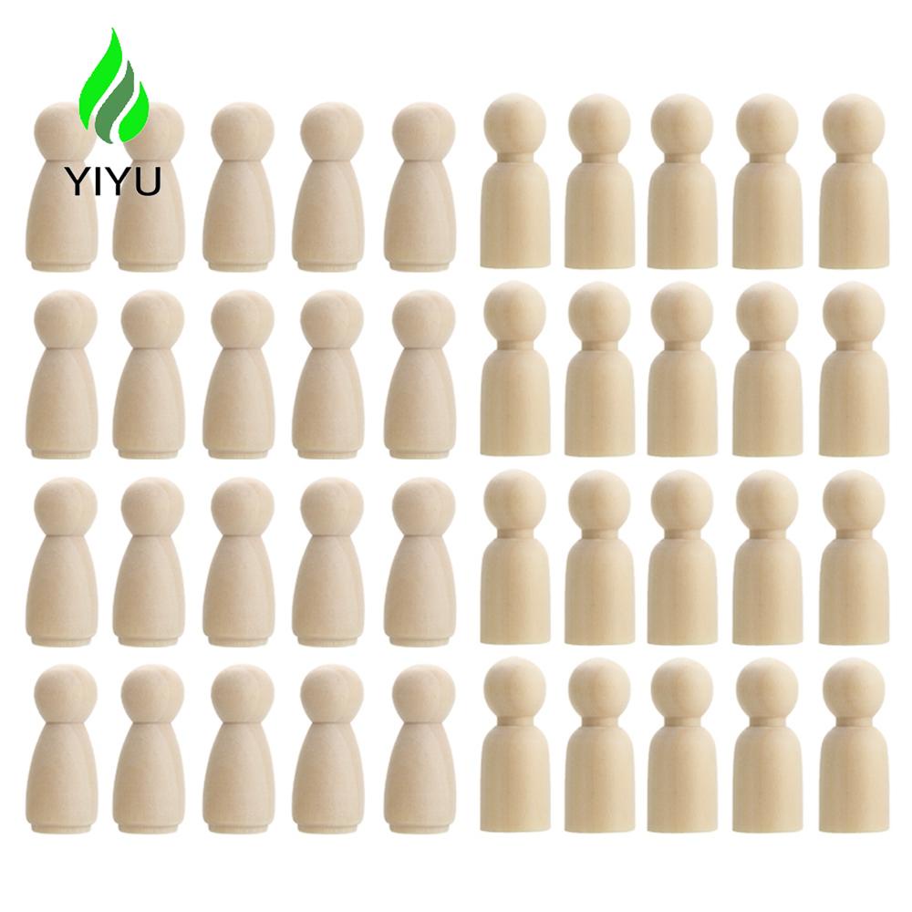 Búp Bê Gỗ Tự Nhiên 35 / 43 / 53 / 65mm Dùng Làm Đồ Thủ Công Cho Bé