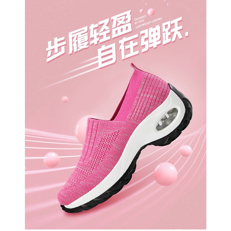 Giày Thể Thao Phối Lưới Thoáng Khí Thời Trang Mới Cho Nữ