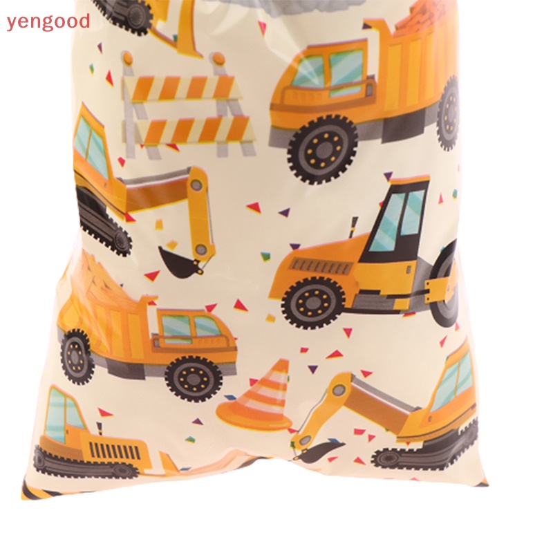 Bộ 50 Túi Đựng Kẹo Chủ Đề Động Vật Xây Dựng