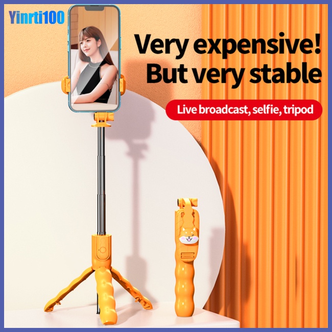 Gậy Selfie Hoạt Hình Có Điều Khiển Từ Xa Kết Nối Bluetooth Cho Điện Thoại