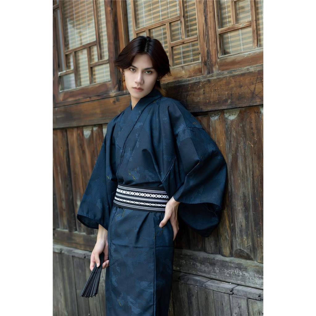 Bộ Đồ Ngủ Kimono Yukata Phong Cách Samurai Nhật Bản Cho Nam