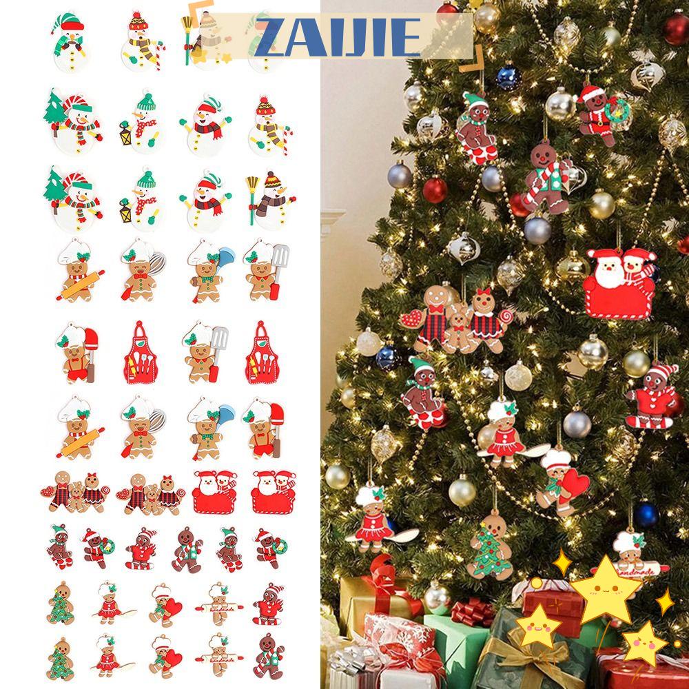 Set 24 10 / 12 / 20 Phụ Kiện Treo Trang Trí Cây Thông Giáng Sinh