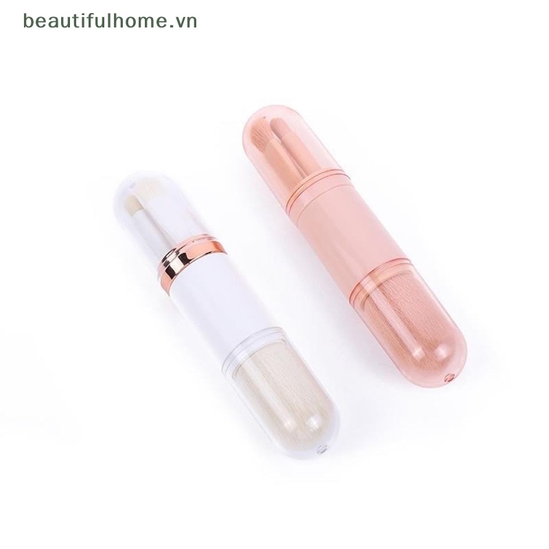 Bộ Cọ Trang Điểm 4 Trong 1 Có Thể Thu Gọn Tiện Dụng