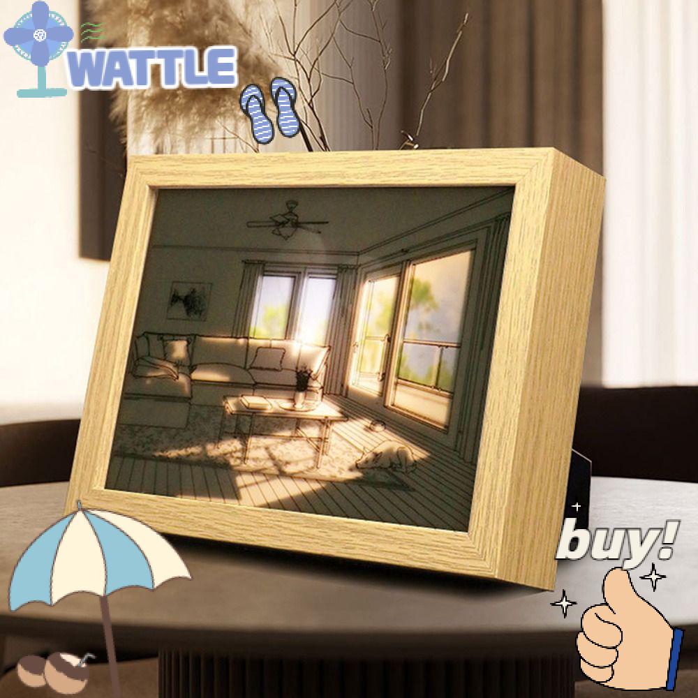 Đèn Ngủ Để Bàn Dạ Quang Cổng USB Hình WTTLE INS Trang Trí Nội Thất