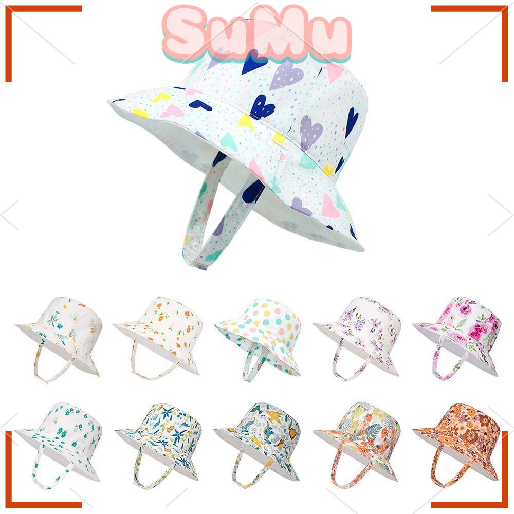 Mũ Rộng Vành Chống Nắng PF 50 + Thời Trang Mùa Hè Dành Cho Bé Bảo Vệ