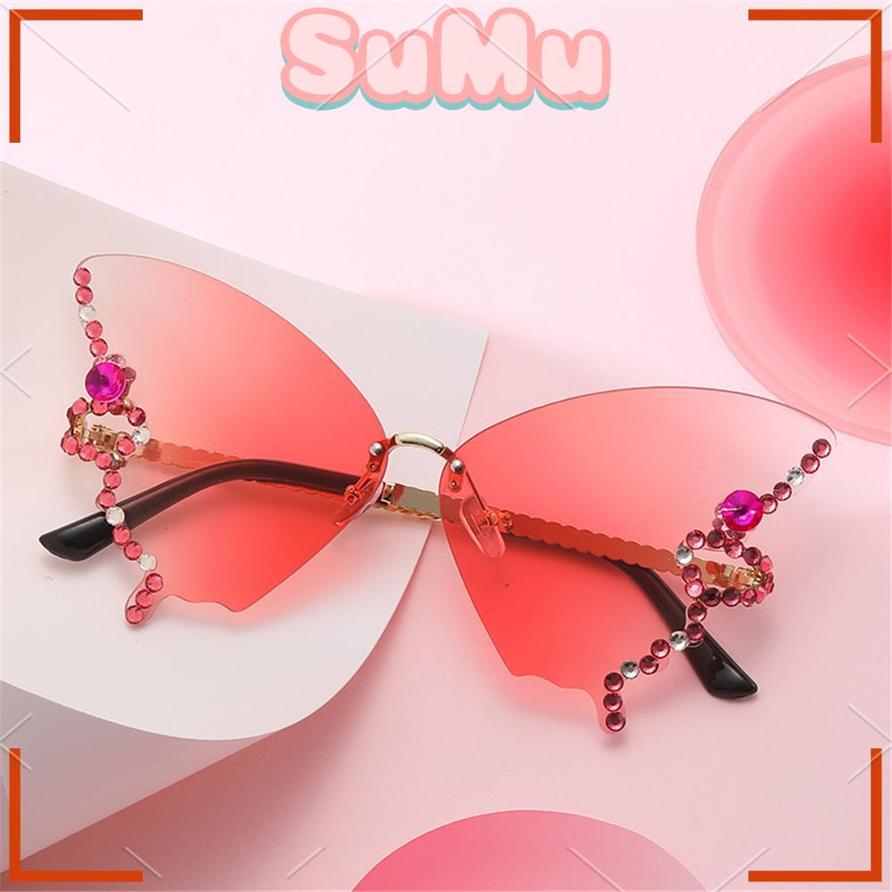 Kính Râm SUMU Oversized Y2K Hình Bướm Sang Trọng