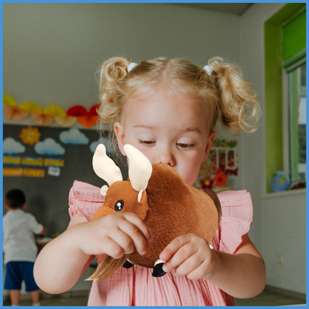 Đồ chơi nhồi bông Hình Moose Mềm Mại Và Thoải Mái Cho Bé