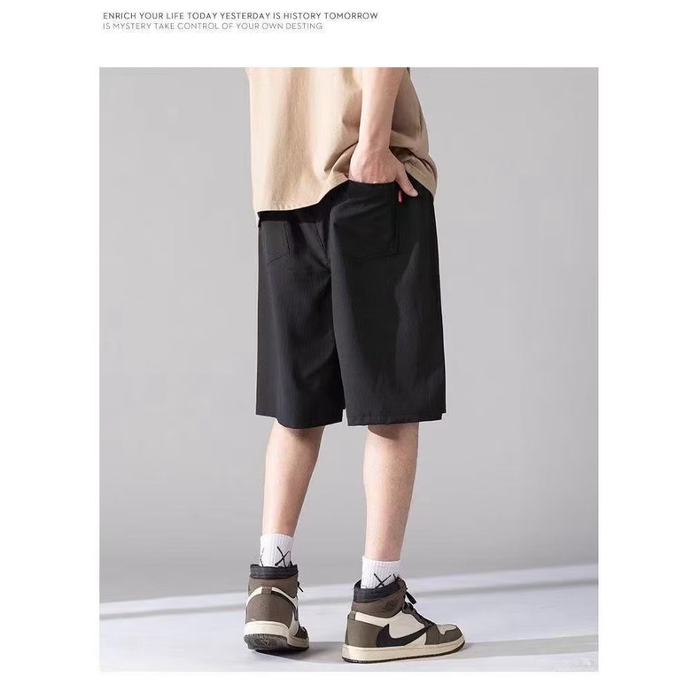 Quần Short Mỏng Dáng Rộng Thời Trang Mùa Hè Cá Tính Cho Nam