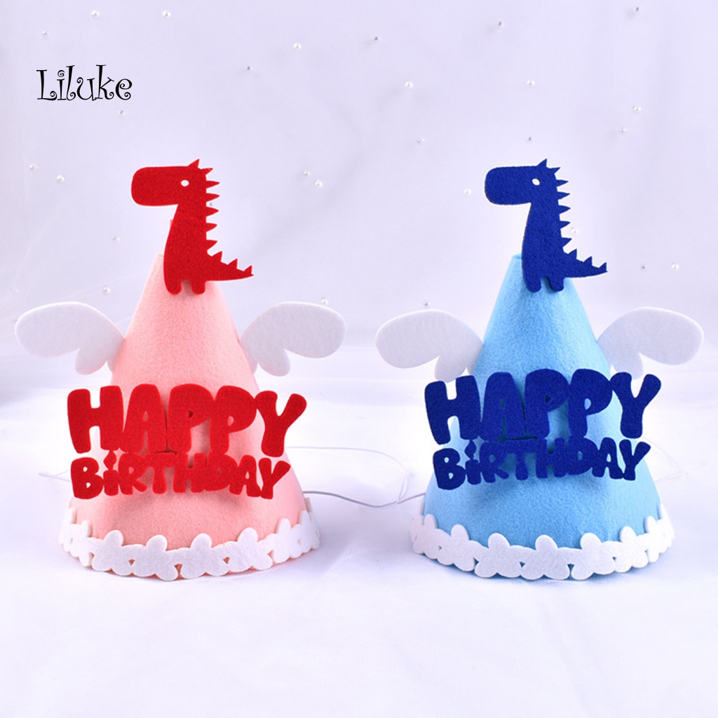 Lk Mũ Sinh Nhật Vui Vẻ Khủng Long Cá Voi Màu Sắc Tươi Sáng Không Biến Dạng Cho Người Lớn Và Trẻ Em