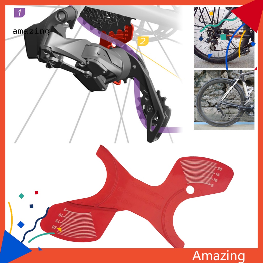 [AM] Đồng Hồ Đo Khoảng Cách Dây Xích Hai Mặt Thiết Kế Tiện Dụng Trong Suốt Chống Biến Dạng Phía Sau Có Thể Điều Chỉnh Tốc Độ