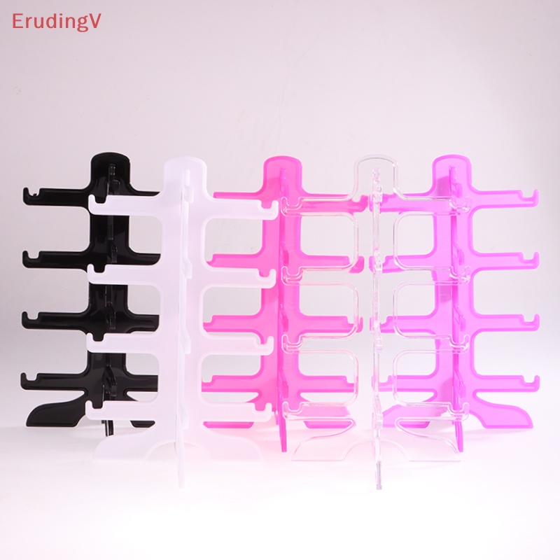 [ErudingV] Giá Đỡ Trưng Bày Mắt Kính 4 Tầng Bằng Nhựa Trong Suốt Sáng Tạo Và Thiết Thực [Mới]