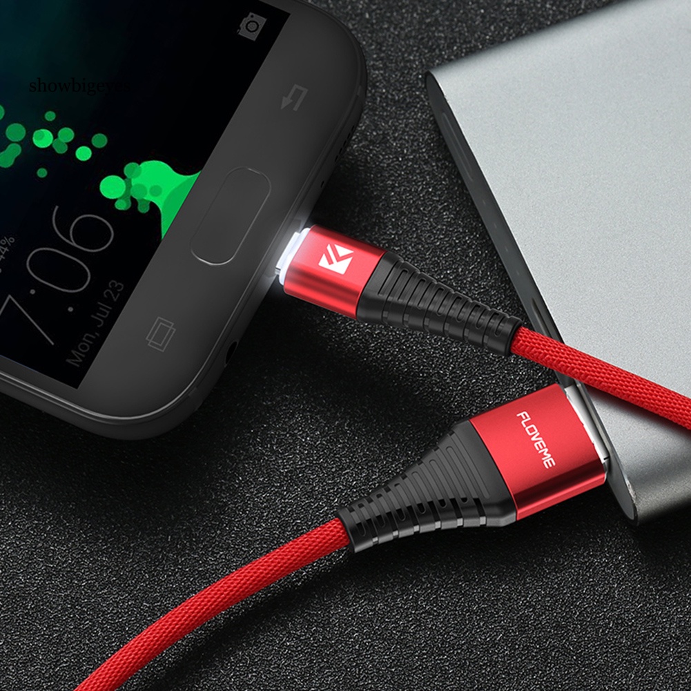 Cáp Sạc Nhanh Micro USB 2.1A Có Đèn LED Chuyên Dụng Cho Android