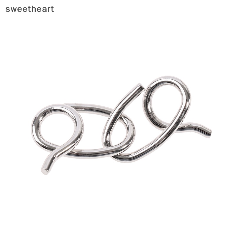 8 chiếc Câu Đố kim loại Iq tâm trí trêu ghẹo Câu Đố trẻ em người lớn trò chơi tương tác mới