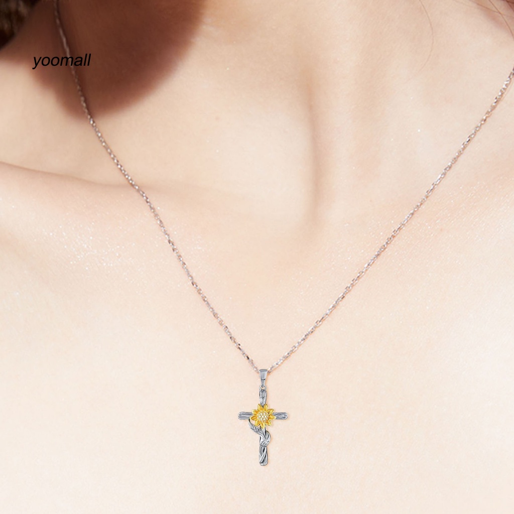 Vòng cổ Mặt Hình Hoa Hướng Dương / Trái Tim Xinh Xắn Cho Nữ