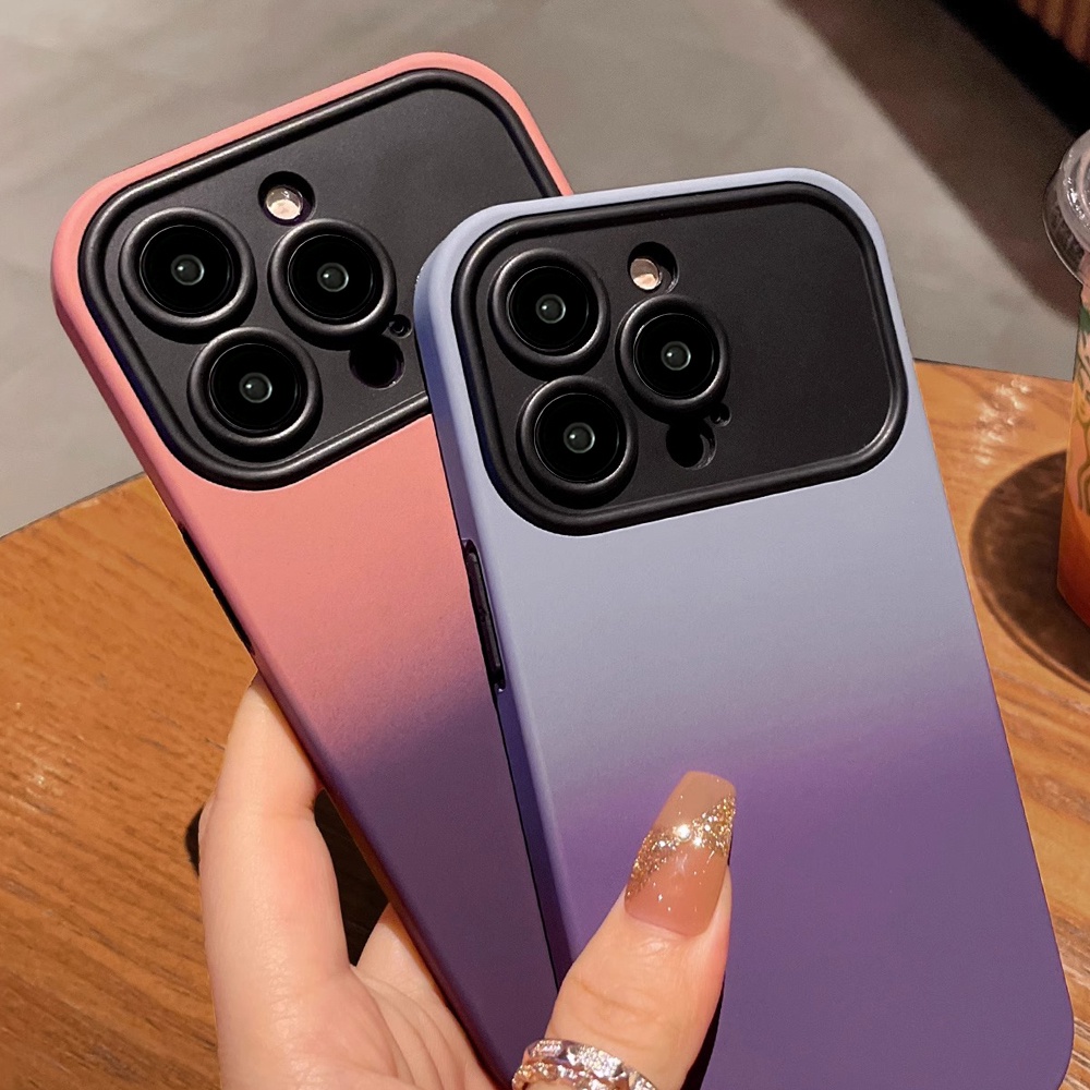 Ốp Điện Thoại TPU Mềm Chống Sốc Màu Gradient Sang Trọng Cho IPhone 11 12 13 14 Pro Max