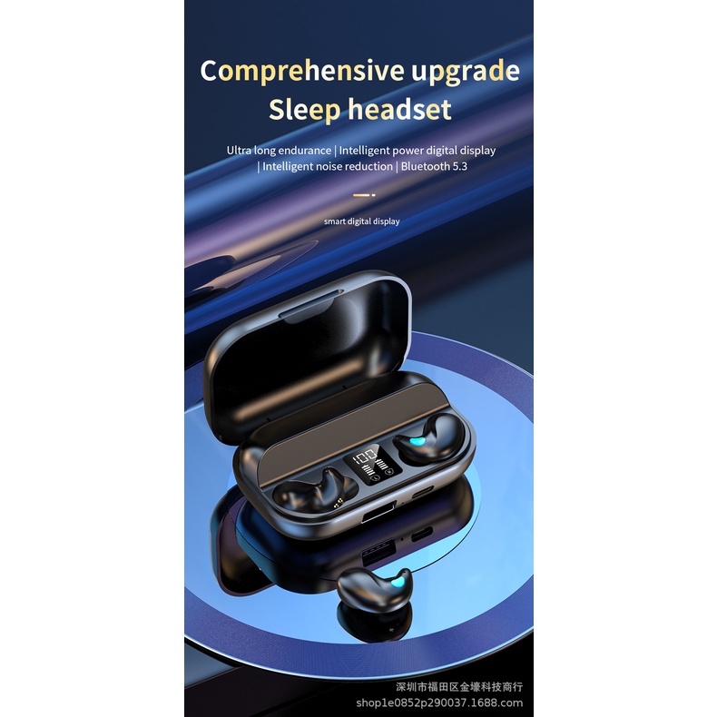 Tai Nghe Bluetooth TWS X57 Mini Tầm Nhìn Riêng Tư Màn Hình Kỹ Thuật Số 5.3